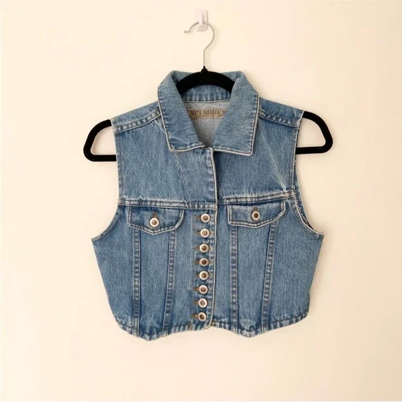 Vintage Denim Vest - Picture 5 of 5